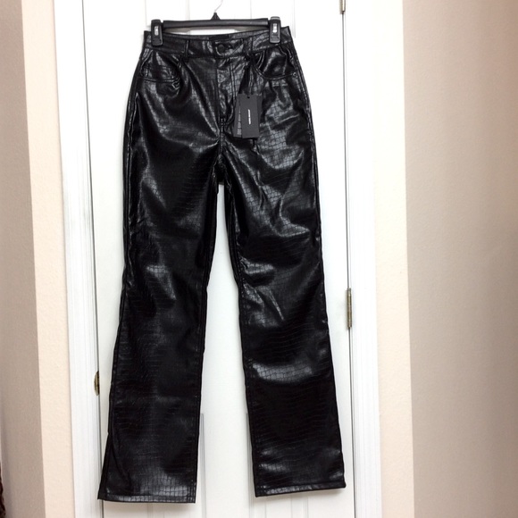 Vero Moda Pants - 🔥 VERO MODA Croc Faux Leather Pants Size 27/32